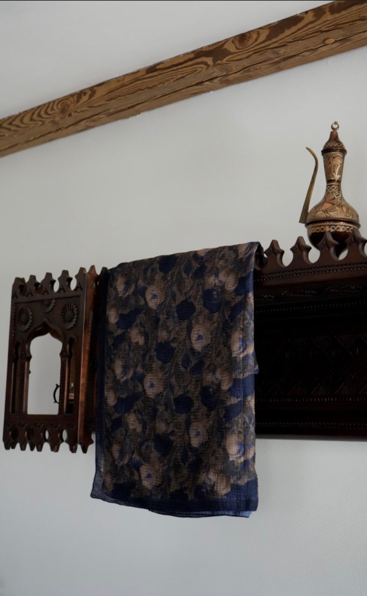 Muselin Hijab mit Design