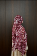 Viscose Hijab Burgund