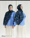 Muselin Hijab Blau
