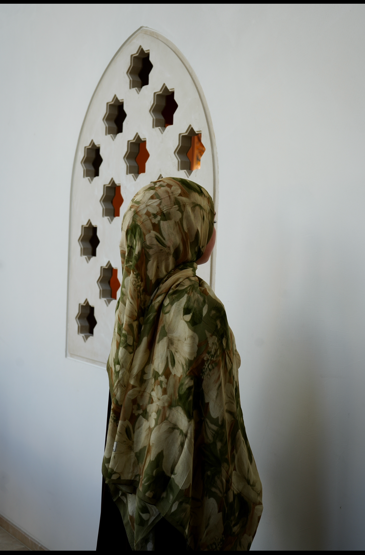 Viscose Hijab Dunkelgrün