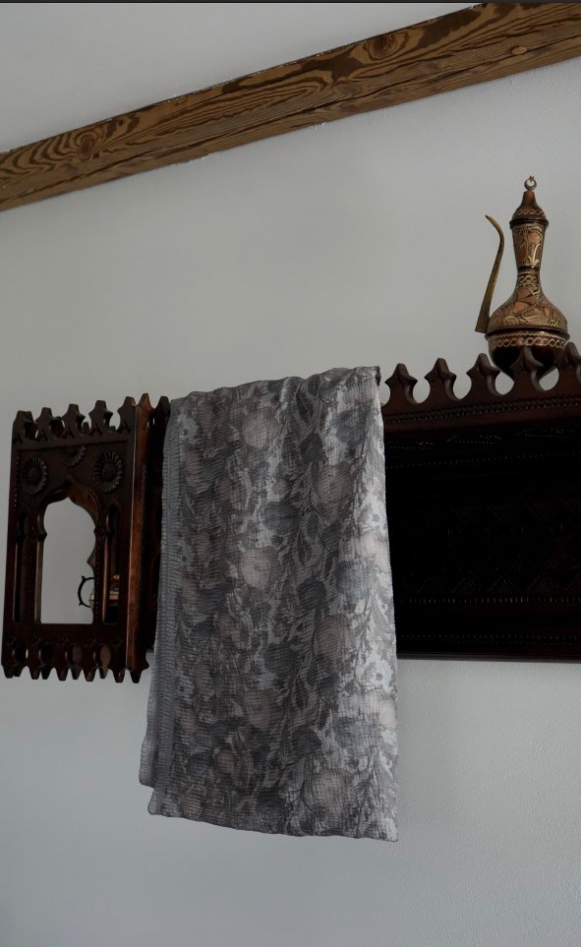 Muselin Hijab mit Design