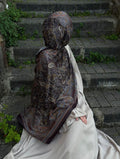 Etnikdesign Baumwollhijab Braun