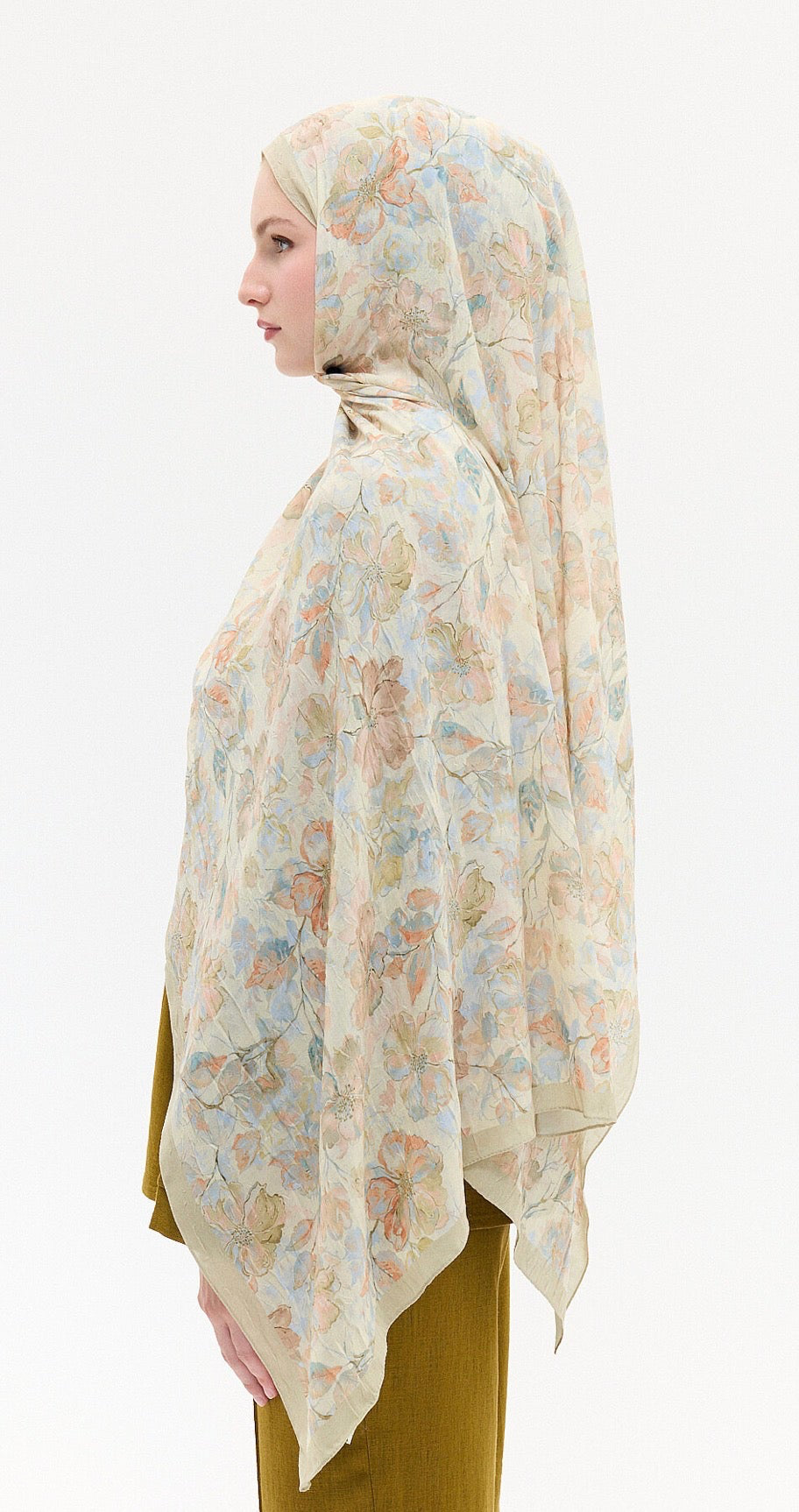 Aquarell Baumwollhijab