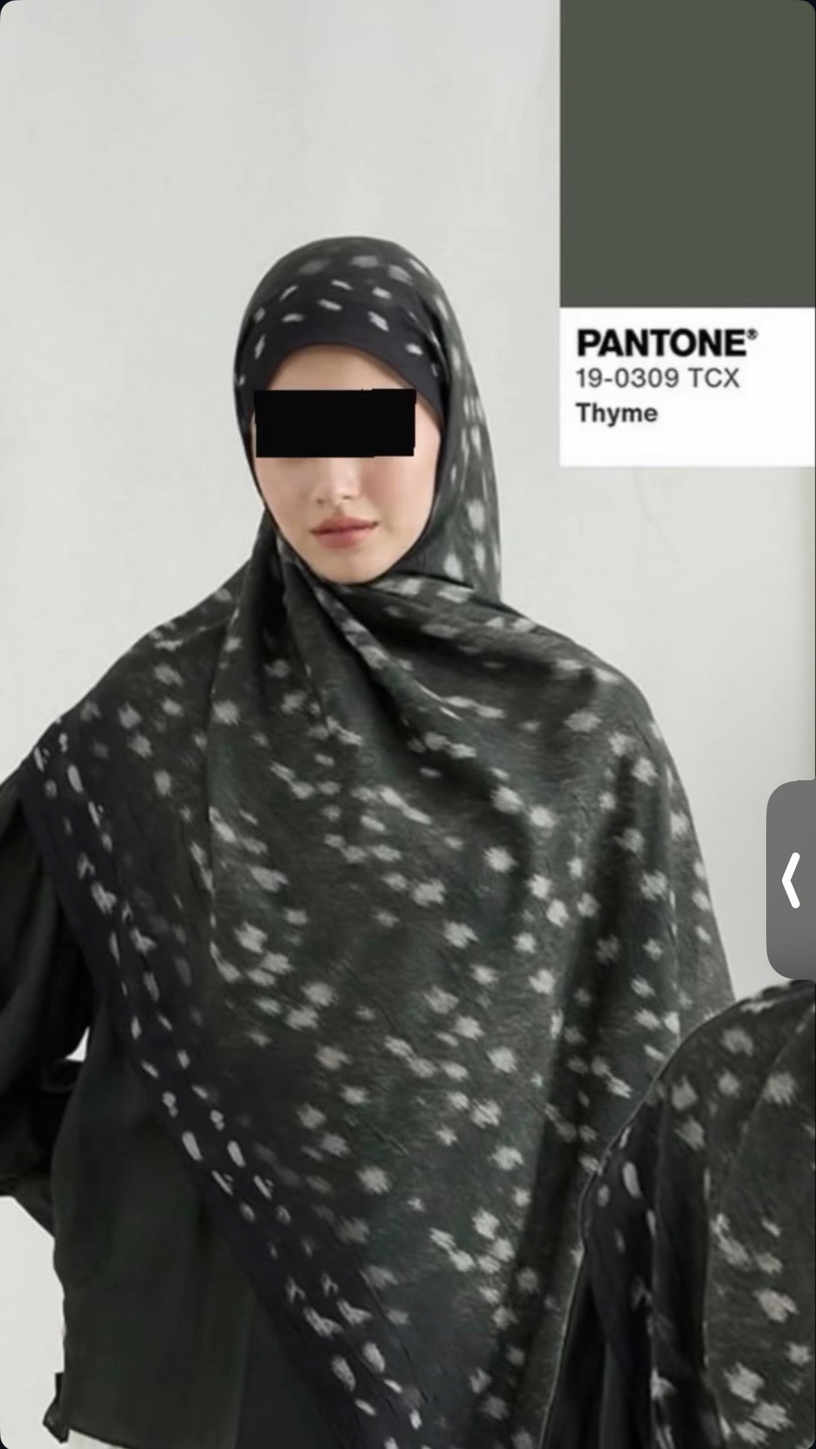 Bambi Hijab Schwarz