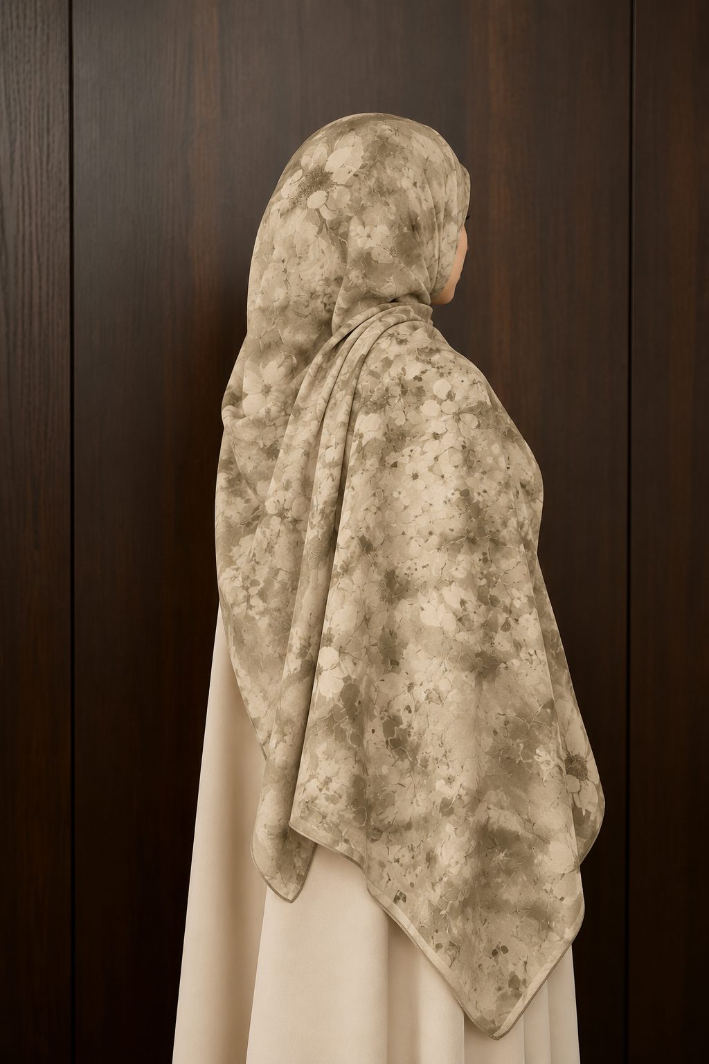 Vintage Floral Hijab