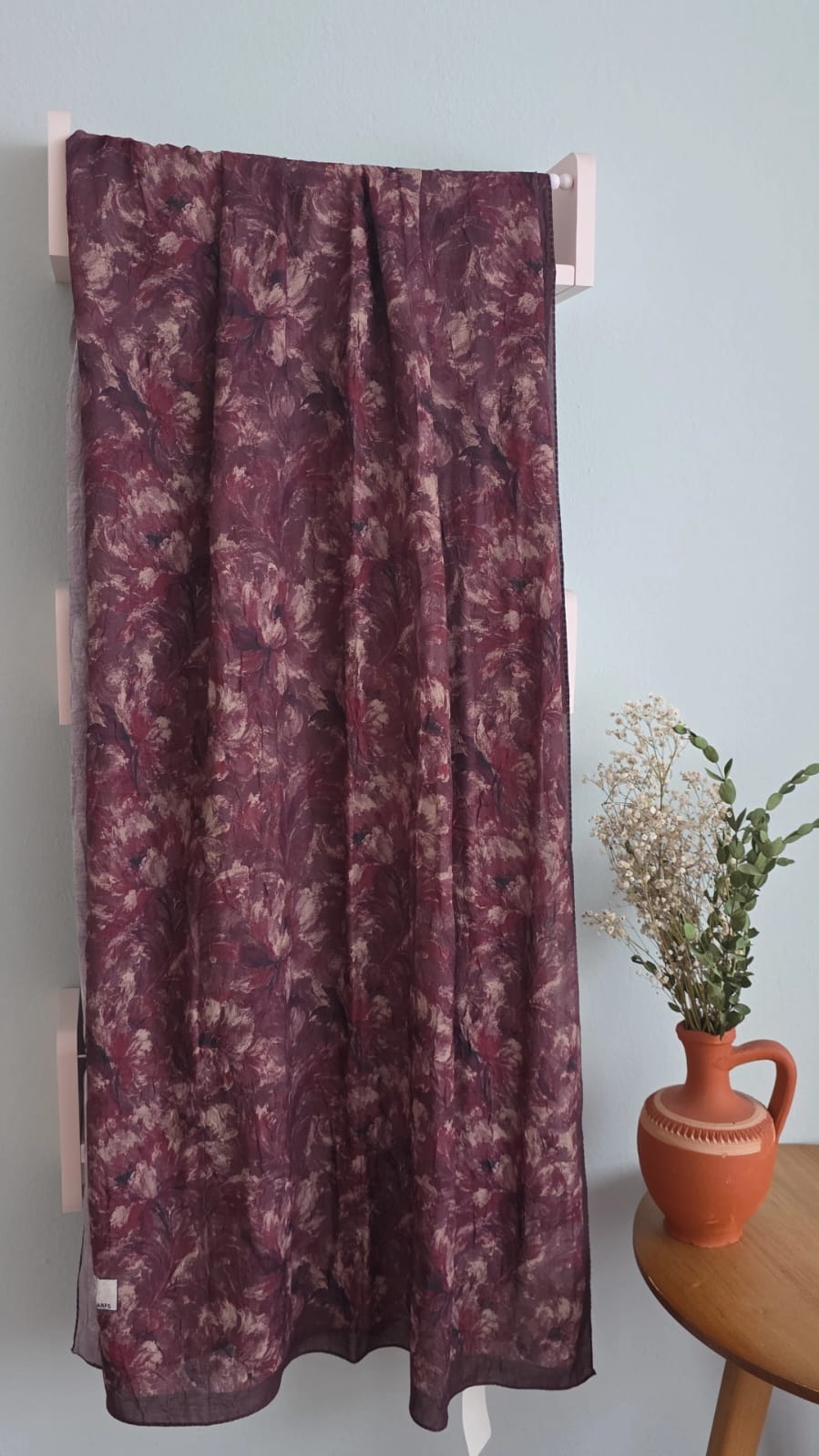 Soft Crush Hijab Burgund
