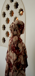 Viscose Hijab Burgund