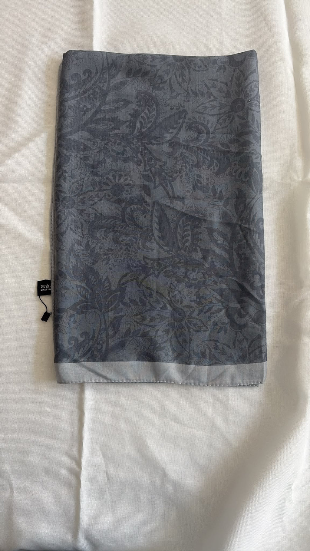 OUTLET Baumwollhijab Graublau
