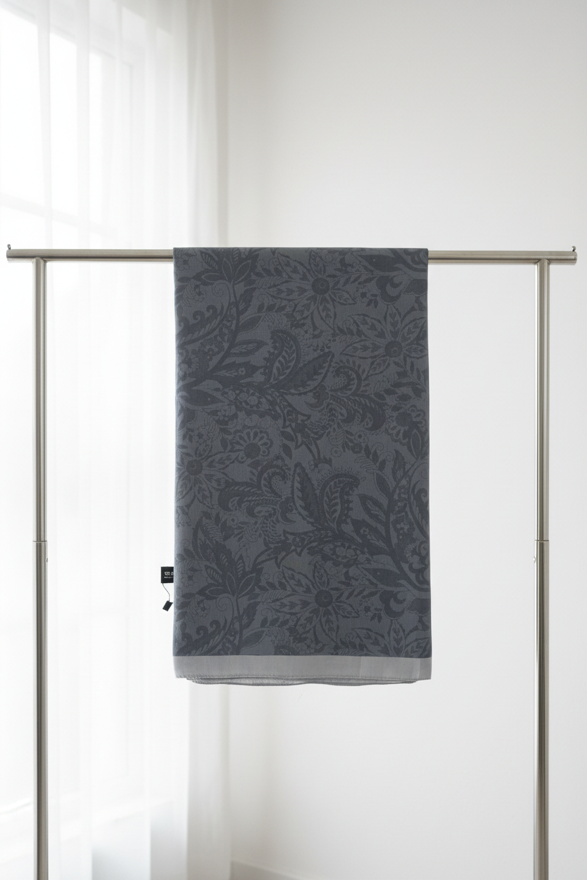 OUTLET Baumwollhijab Graublau