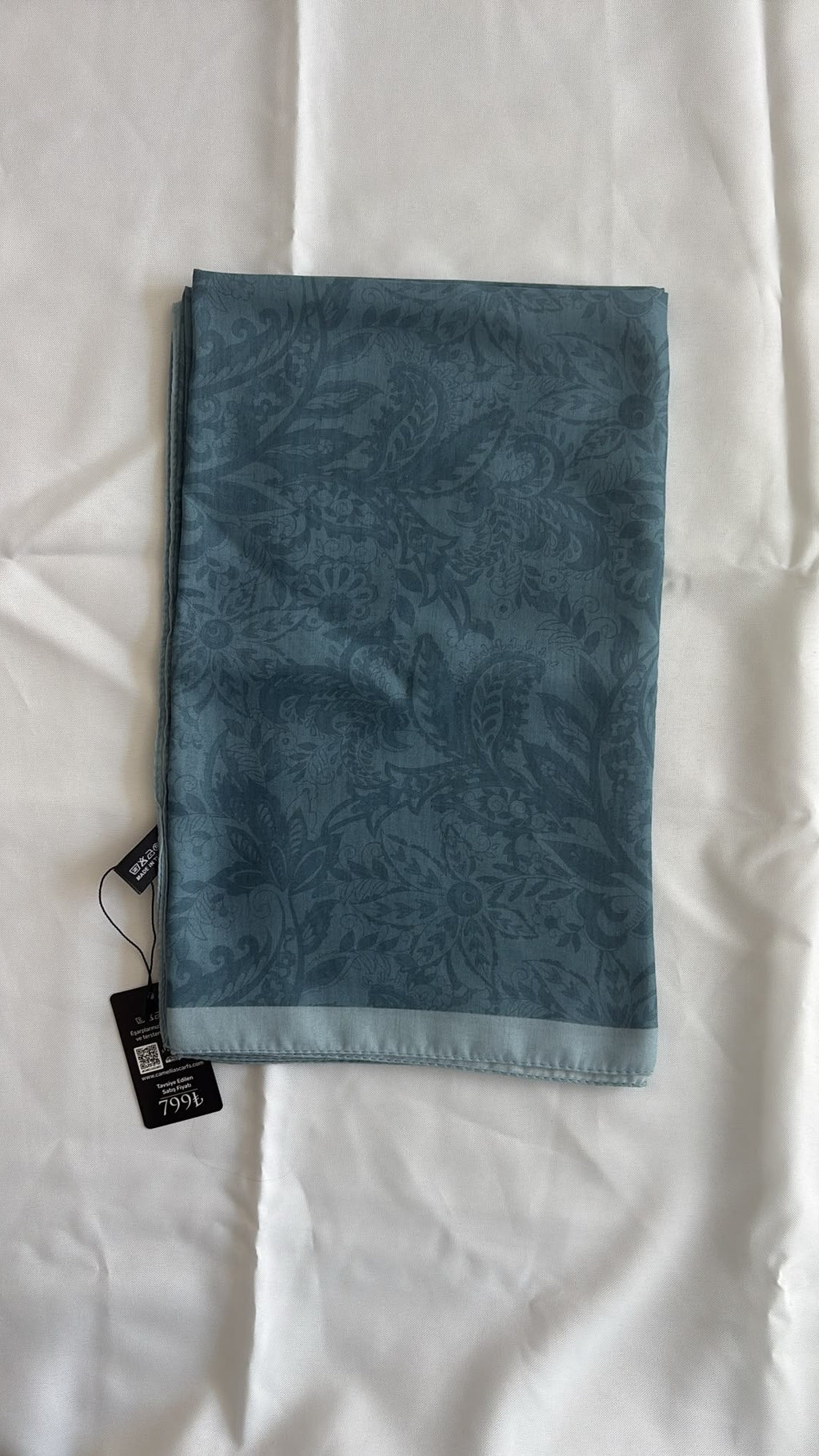 OUTLET Baumwollhijab Hellblau