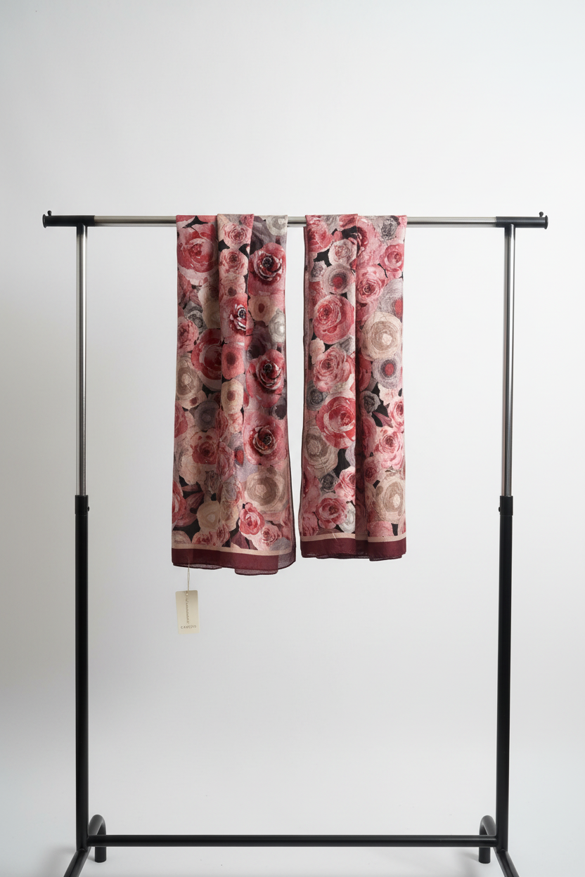 OUTLET Baumwollhijab Blumen