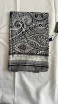 OUTLET Baumwollhijab Grau Etnik Design